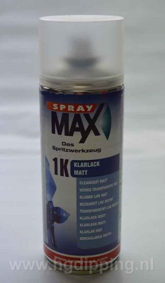 SprayMax 1k blanke lak mat 