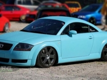 Audi TT - plastic dip blauw