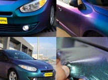 sparkling-plastic dip car